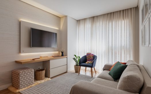 Apartamento Mobiliado – 01 Suíte + 01 Dormitório