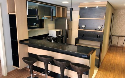 Apartamento Mobiliado – 01 Suíte + 02 Dormitório